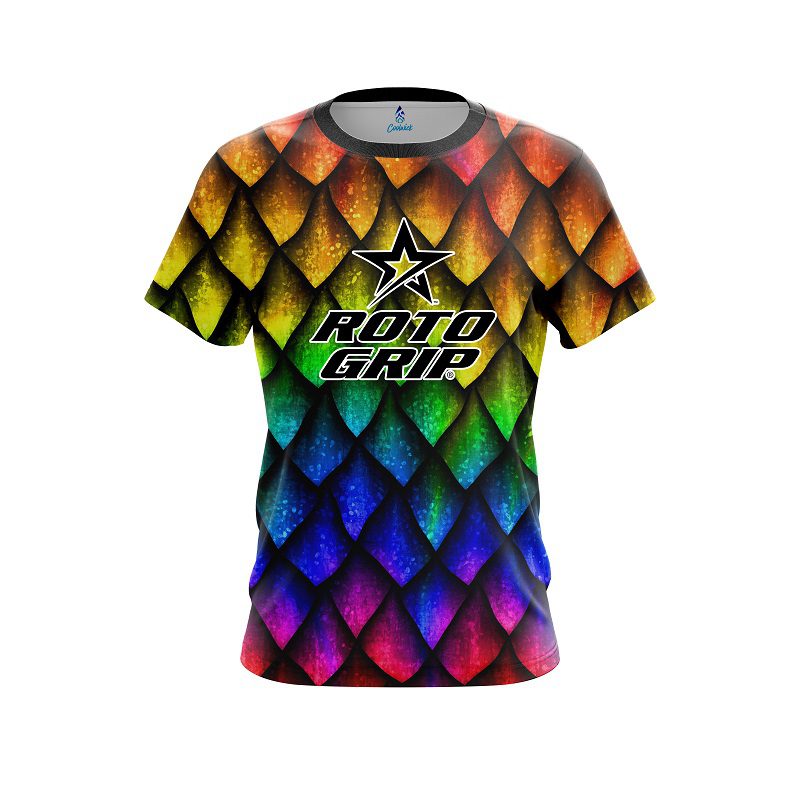 Roto Grip Colorful Dragon Scales CoolWick Bowling Jersey