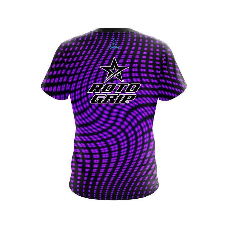 Roto Grip Dyanamic Flux Purple CoolWick Bowling Jersey - Image 2