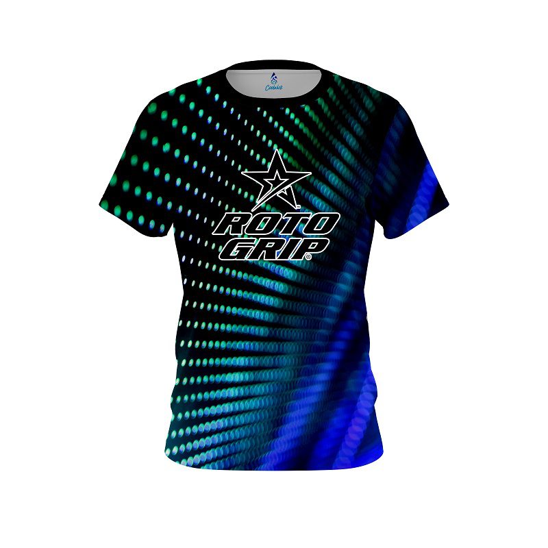 Roto Grip Electronic Wave Aqua CoolWick Bowling Jersey