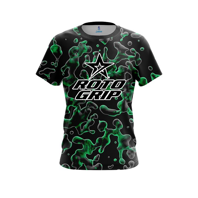 Roto Grip Green Flowing Fluid CoolWick Bowling Jersey