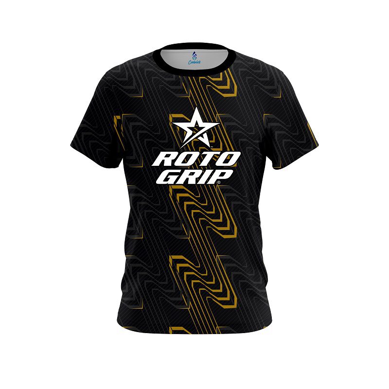 Roto Grip Halftone Extreme Yellow CoolWick Bowling Jersey