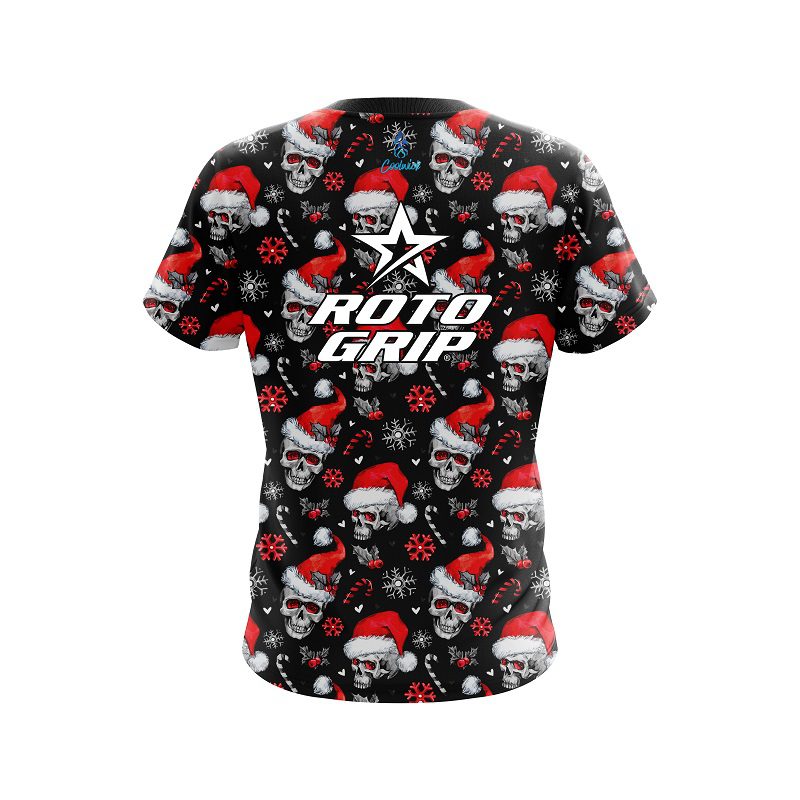 Roto Grip Jolly Sugar Skull CoolWick Bowling Jersey - Image 2
