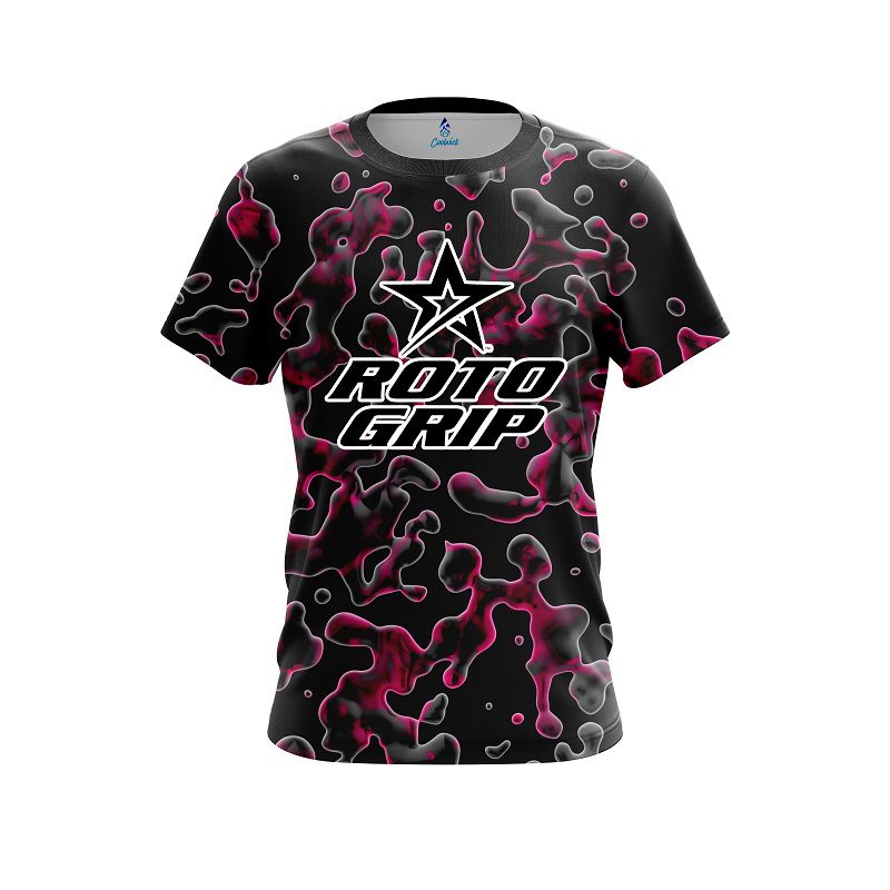 Roto Grip Pink Flowing Fluid CoolWick Bowling Jersey