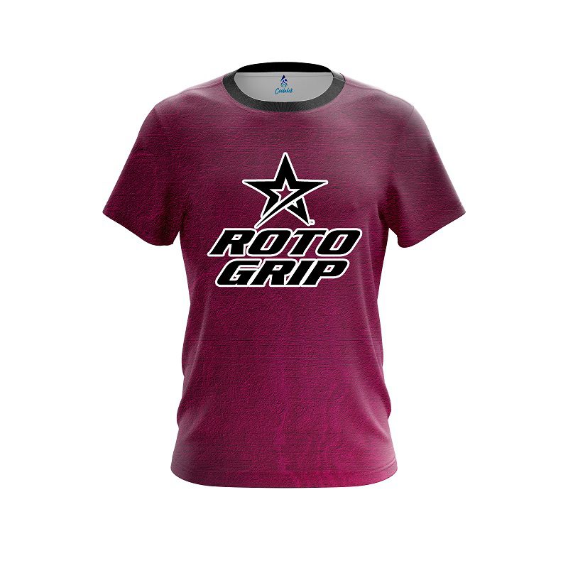 Roto Grip Pink Grunge Canvas CoolWick Bowling Jersey
