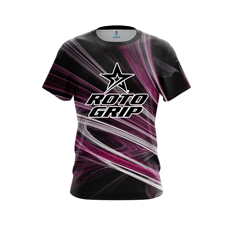 Roto Grip Pink Motion Swirl CoolWick Bowling Jersey