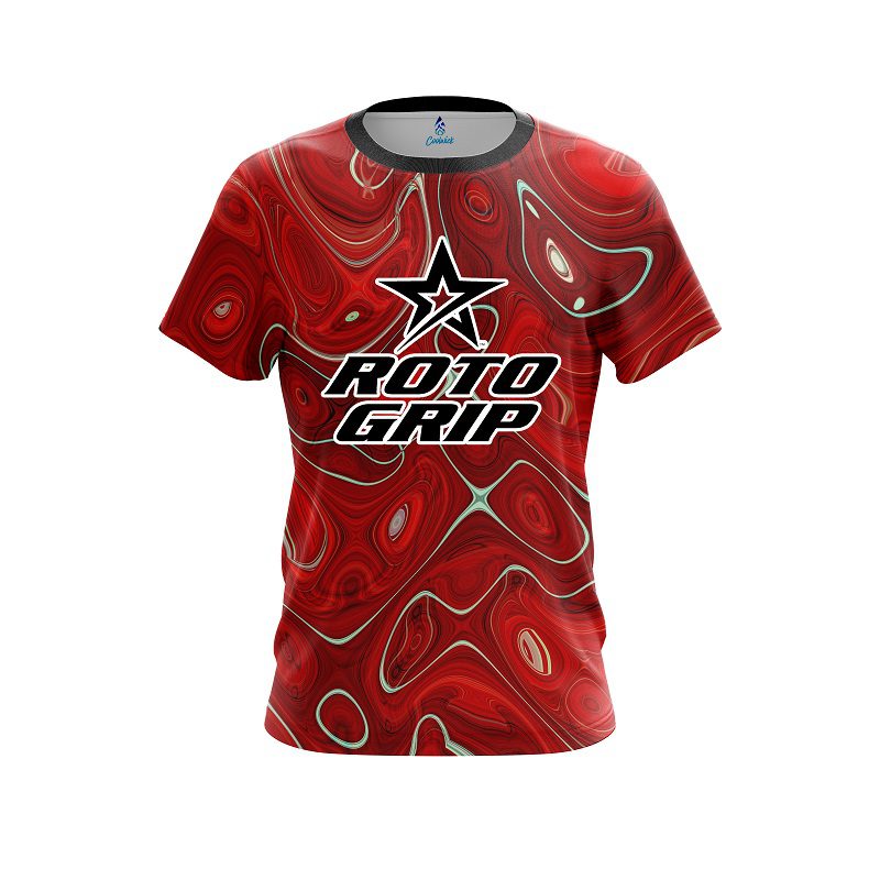 Roto Grip Psychedelic Red Flow CoolWick Bowling Jersey