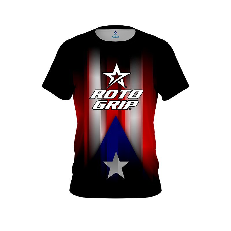 Roto Grip Puerto Rico Flag CoolWick Bowling Jersey