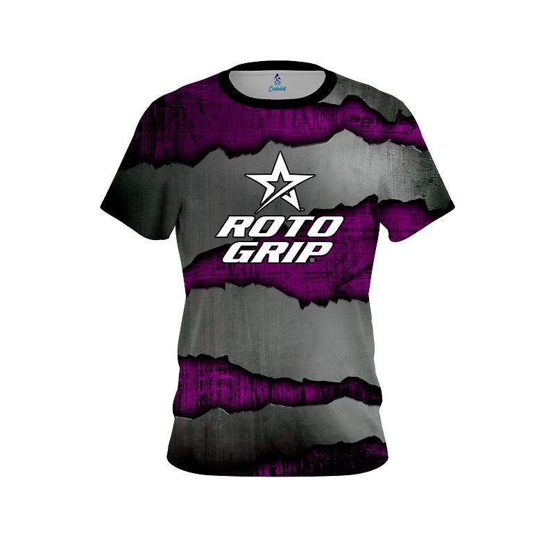 Roto Grip Purple Rigid Steel CoolWick Bowling Jersey