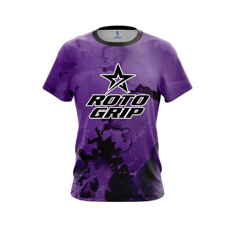 Roto Grip Purple Graffiti Grunge CoolWick Bowling Jersey