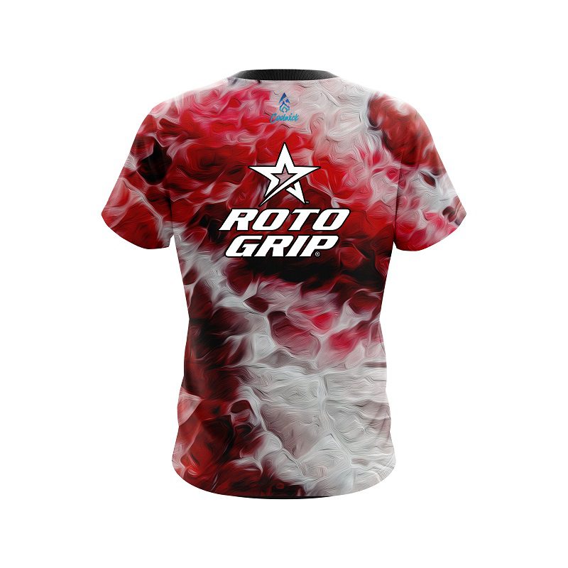 Roto Grip Red Marble Onyx CoolWick Bowling Jersey - Image 2