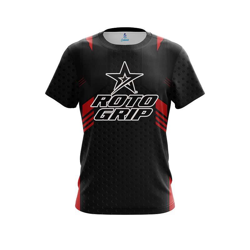 Roto Grip Red Steel CoolWick Bowling Jersey