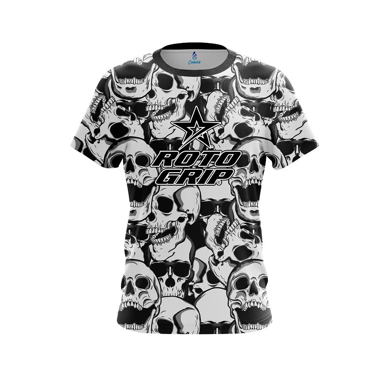 Roto Grip Skeleton Grunge CoolWick Bowling Jersey