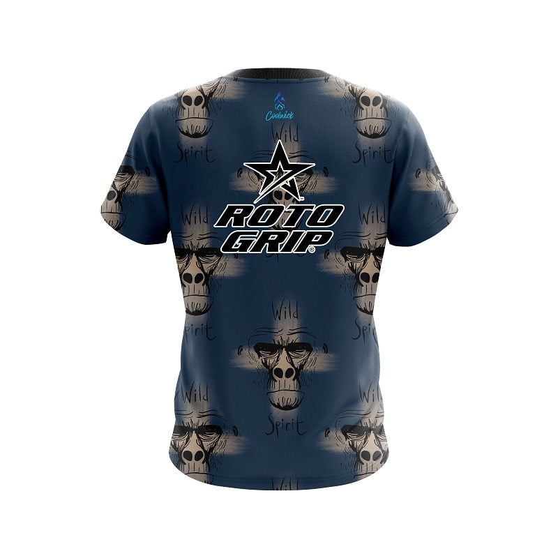 Roto Grip Wild Spirit Monkey CoolWick Bowling Jersey - Image 2