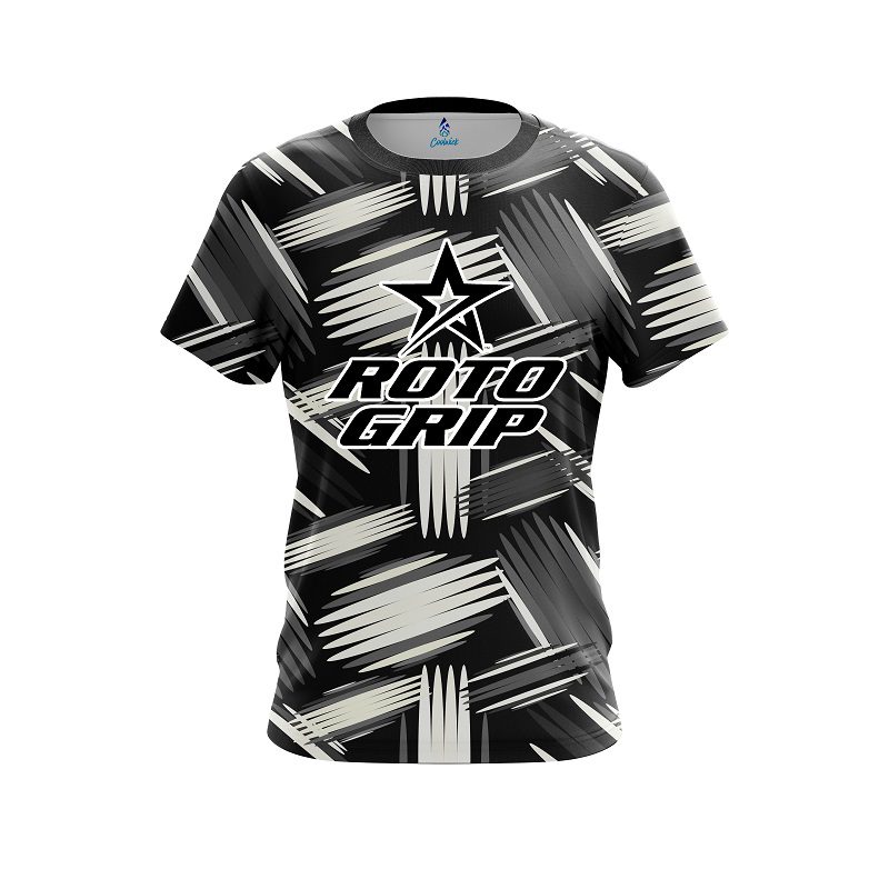 Roto Grip Striped Pattern CoolWick Bowling Jersey