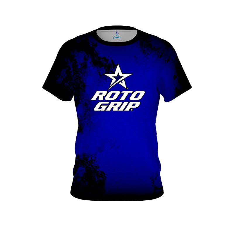 Roto Grip Toxic Rugged Smoke Blue CoolWick Bowling Jersey