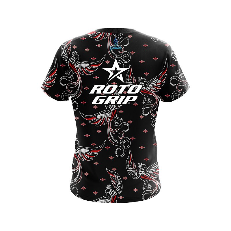 Roto Grip Phoenix Break Red CoolWick Bowling Jersey - Image 2