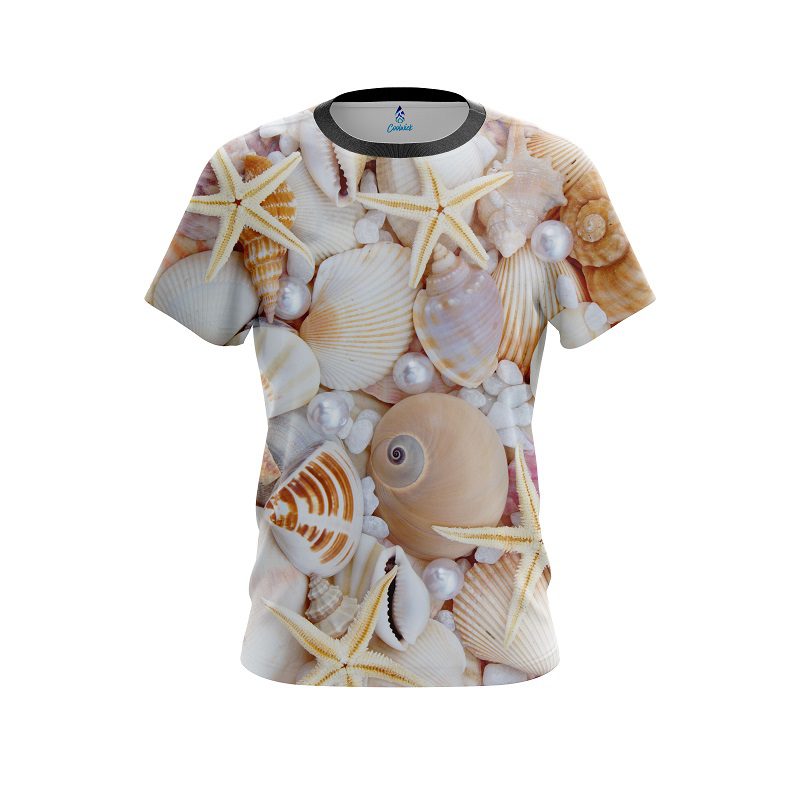 Plain Seashells CoolWick Bowling Jersey