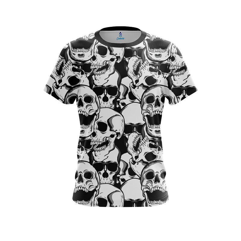 Plain Skeleton Grunge CoolWick Bowling Jersey