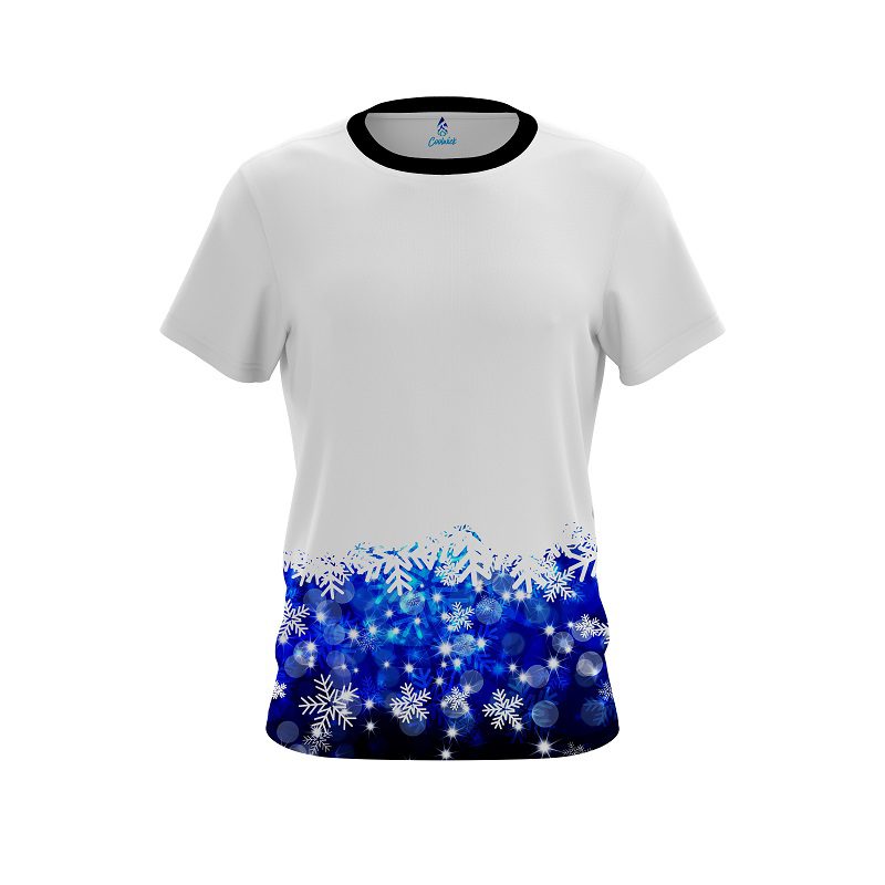 Plain Snowflake Season CoolWick Bowling Jersey
