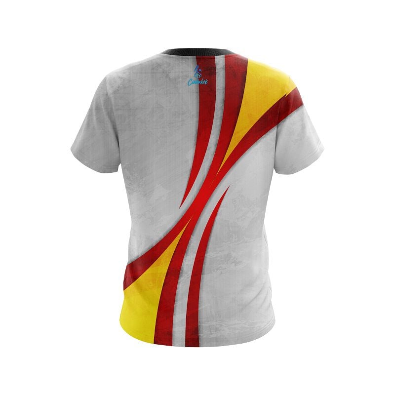 Plain Spike Red CoolWick Bowling Jersey - Image 2