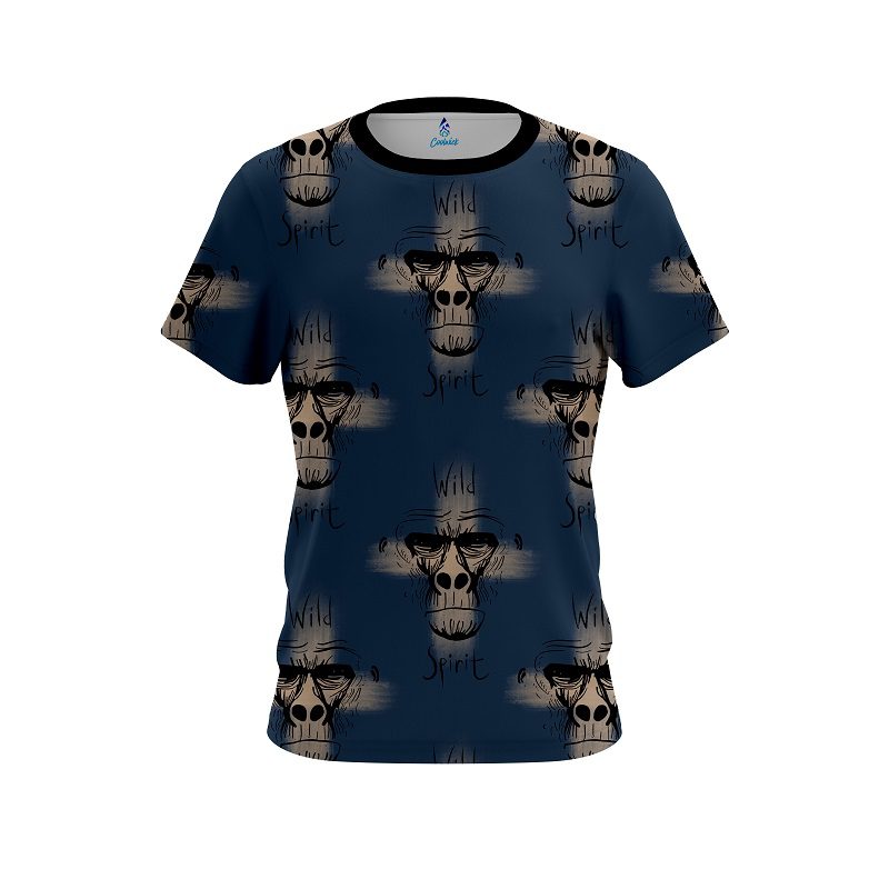 Plain Wild Spirit Monkey CoolWick Bowling Jersey