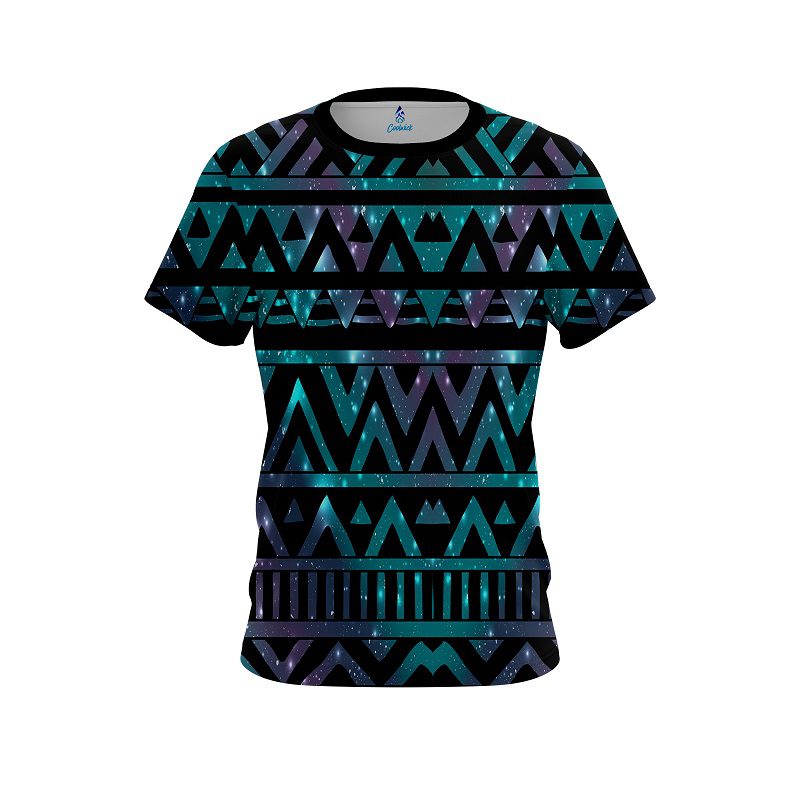 Plain Starlight Tribal CoolWick Bowling Jersey