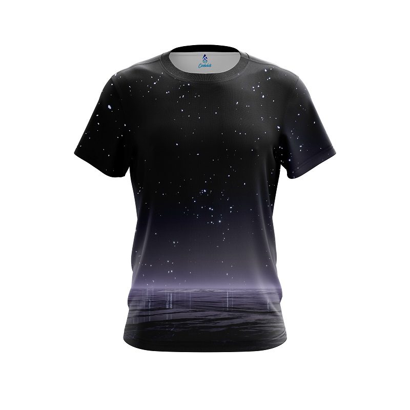 Plain Starry Night CoolWick Bowling Jersey