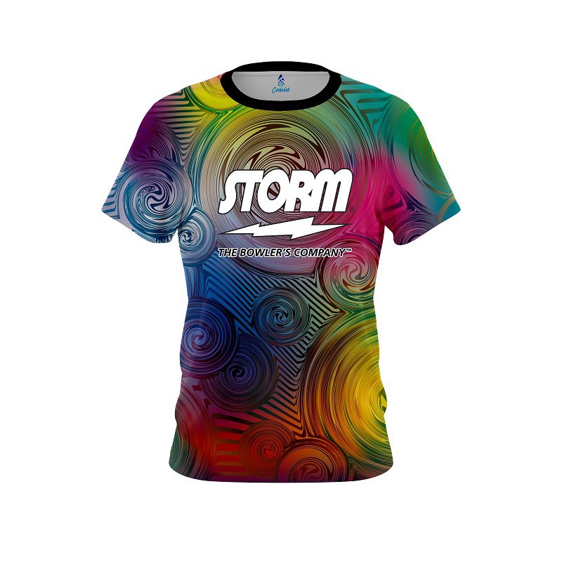 Storm Blurry Vortex CoolWick Bowling Jersey