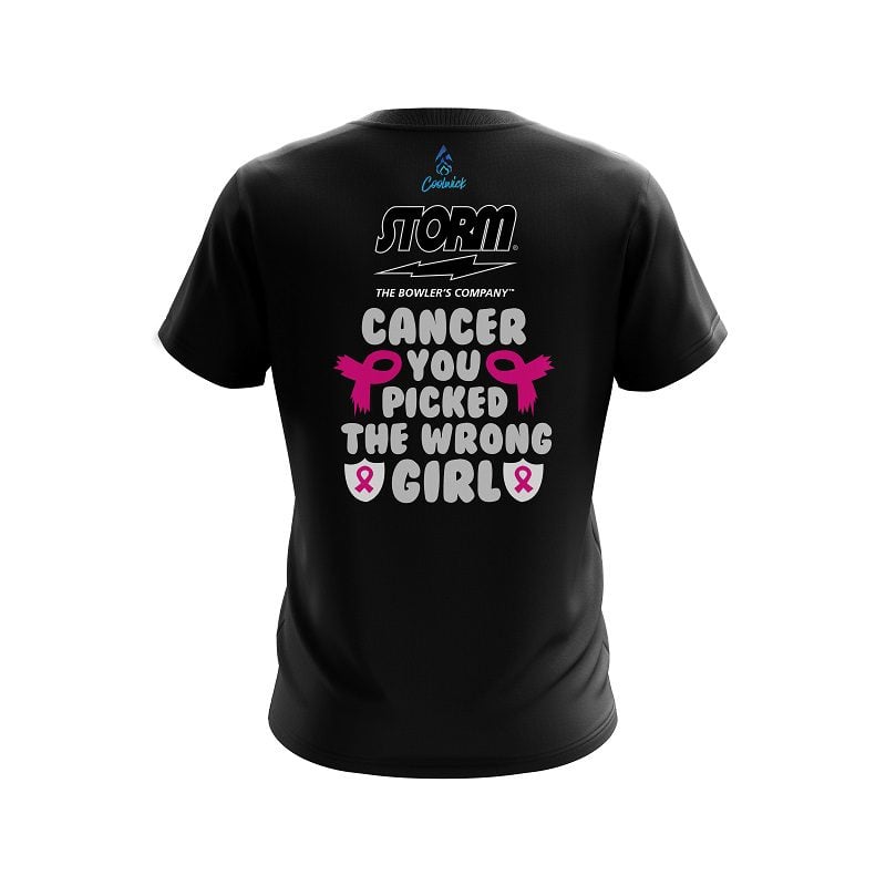 Storm Breast Cancer Fight Back CoolWick Bowling Jersey - Image 2