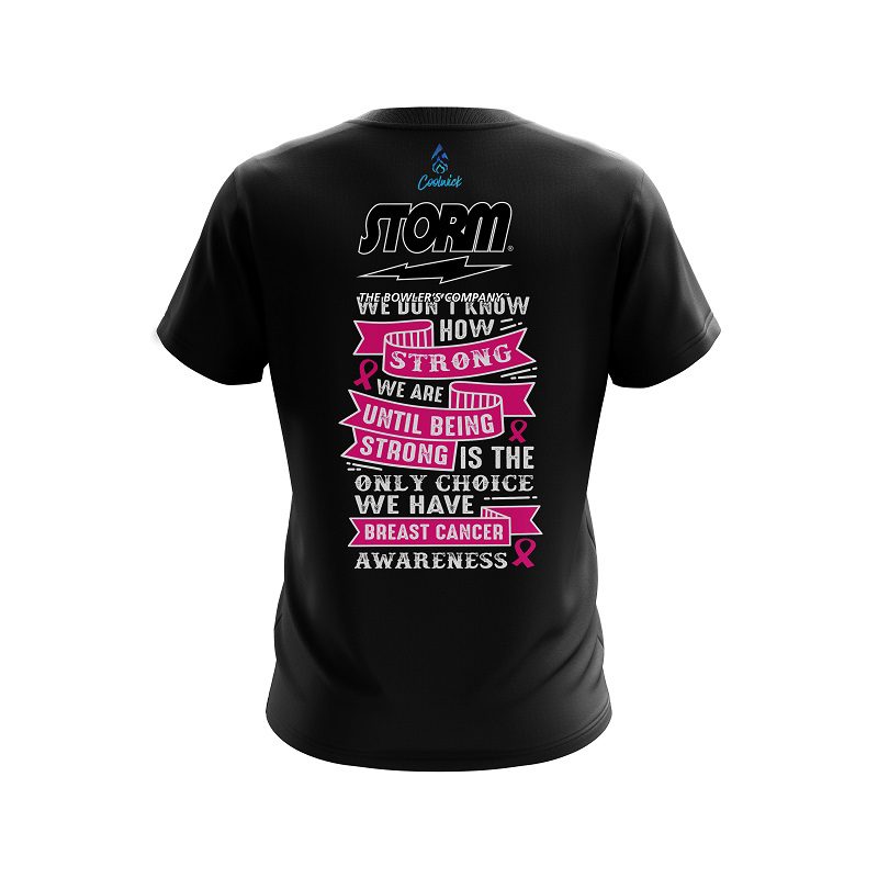 Storm Breast Cancer Strength CoolWick Bowling Jersey - Image 2