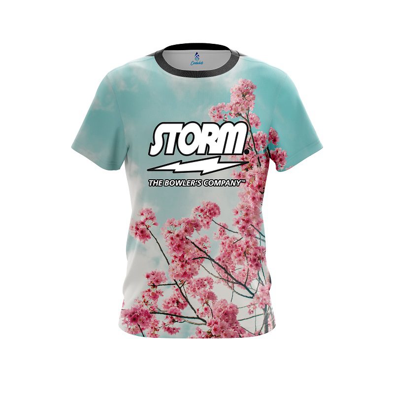 Storm Cherry Blossom Semi-Custom CoolWick Bowling Jersey