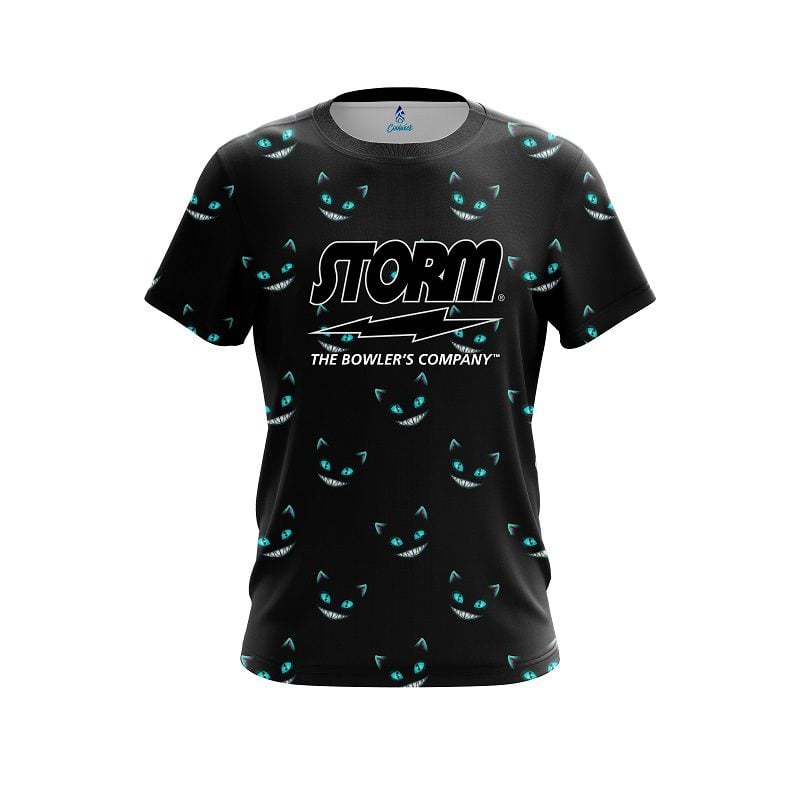 Storm Cheshire Midnight Cat Semi-Custom CoolWick Bowling Jersey