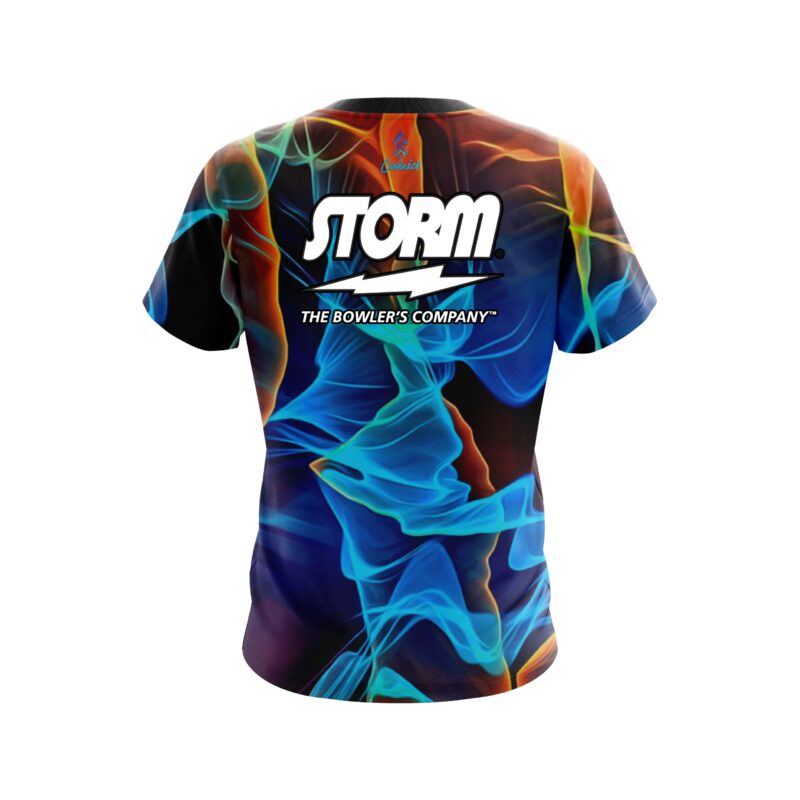 Storm Cloudy Smoke Semi-Custom CoolWick Bowling Jersey - Image 2