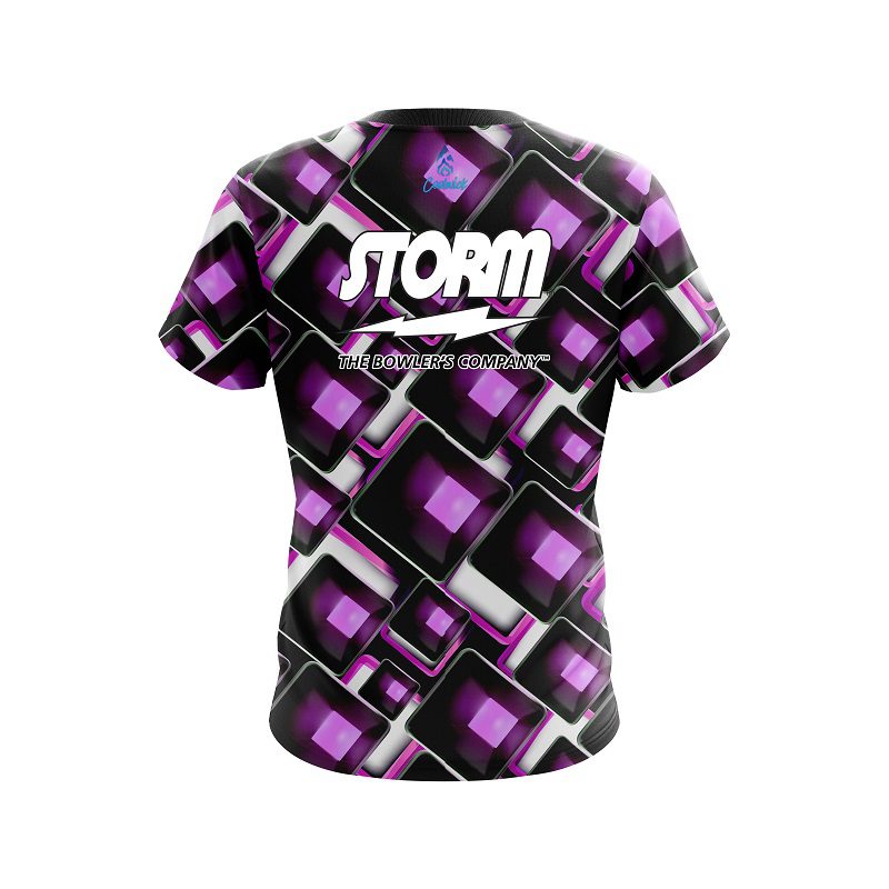 Storm Conception Purple CoolWick Bowling Jersey - Image 2