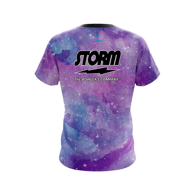 Storm Cosmic Galaxy Semi-Custom CoolWick Bowling Jersey - Image 2