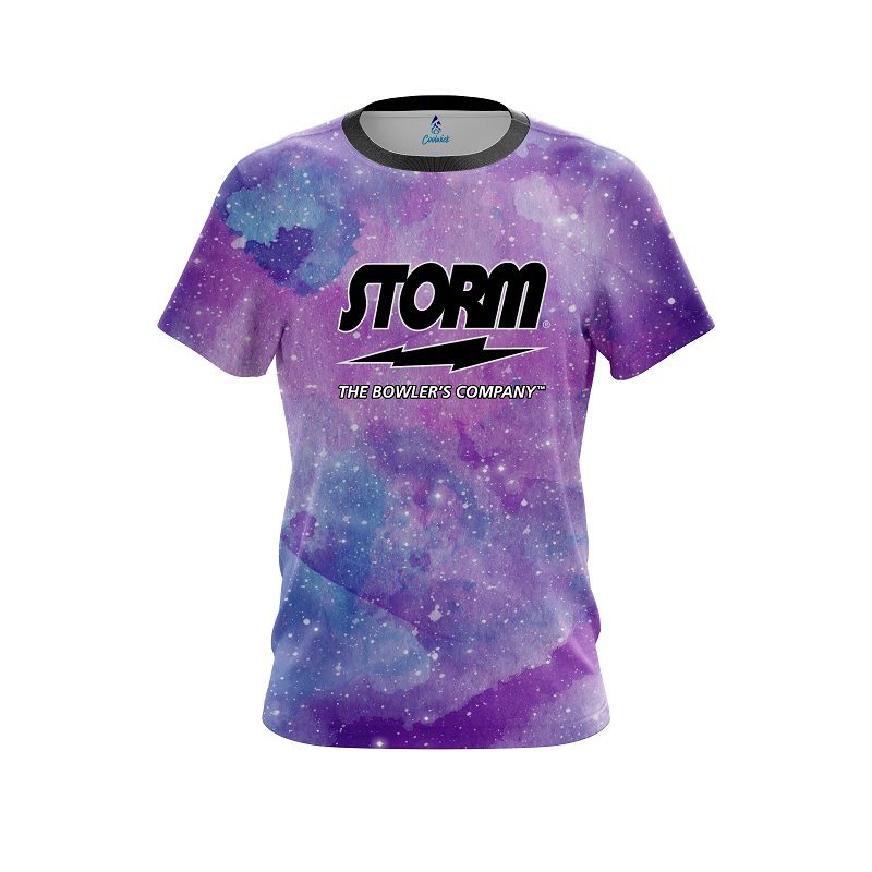Storm Cosmic Galaxy Semi-Custom CoolWick Bowling Jersey