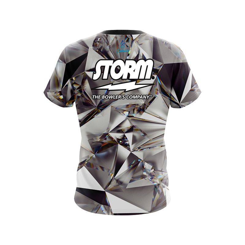 Storm Crystal Diamonds Semi-Custom CoolWick Bowling Jersey - Image 2