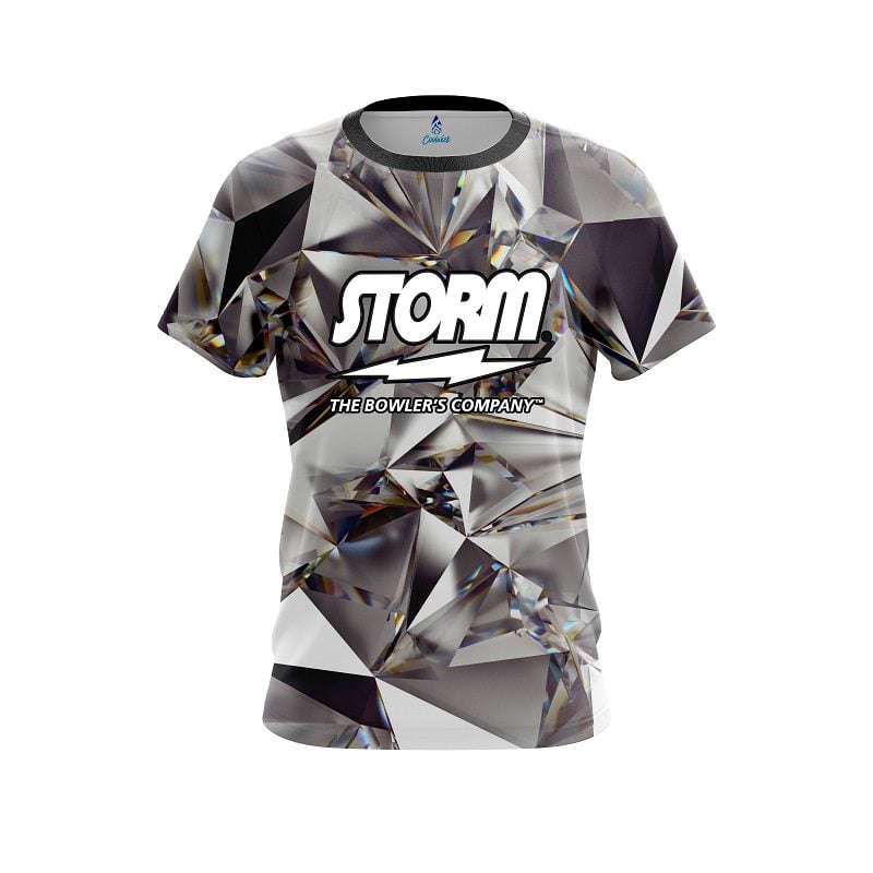 Storm Crystal Diamonds Semi-Custom CoolWick Bowling Jersey