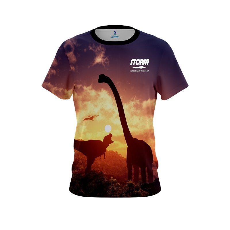 Storm Dinosaur Forest Escape Semi-Custom CoolWick Bowling Jersey