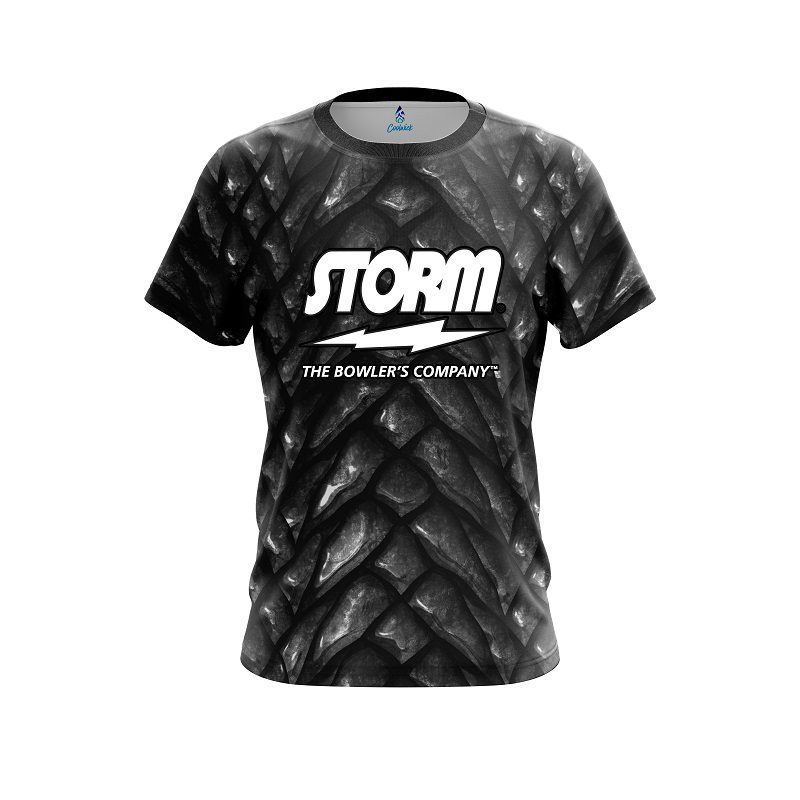 Storm Black Dragon Scales Semi-Custom CoolWick Bowling Jersey