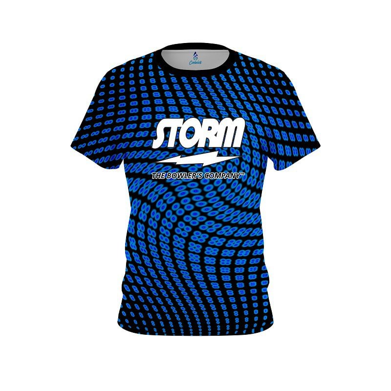 Storm Dyanamic Flux Blue Semi-Custom CoolWick Bowling Jersey