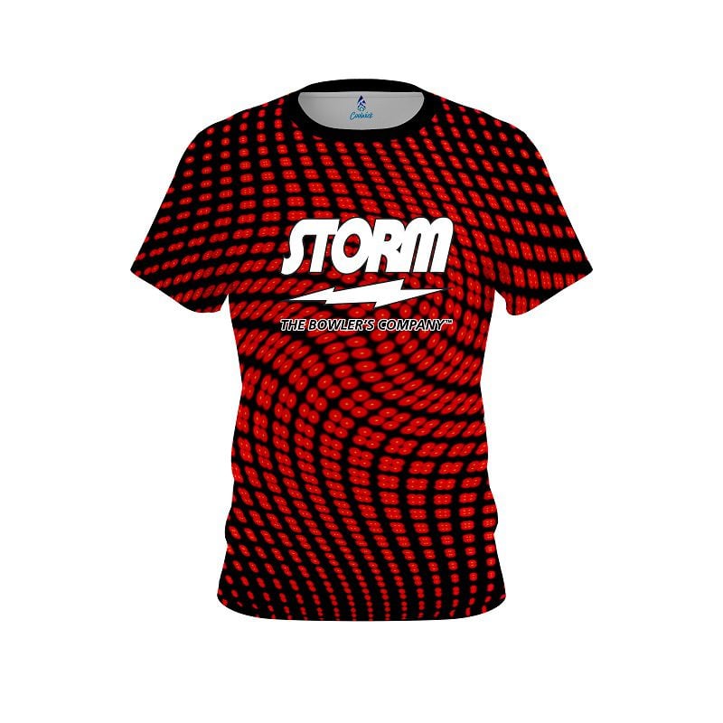 Storm Dyanamic Flux Red Semi-Custom CoolWick Bowling Jersey