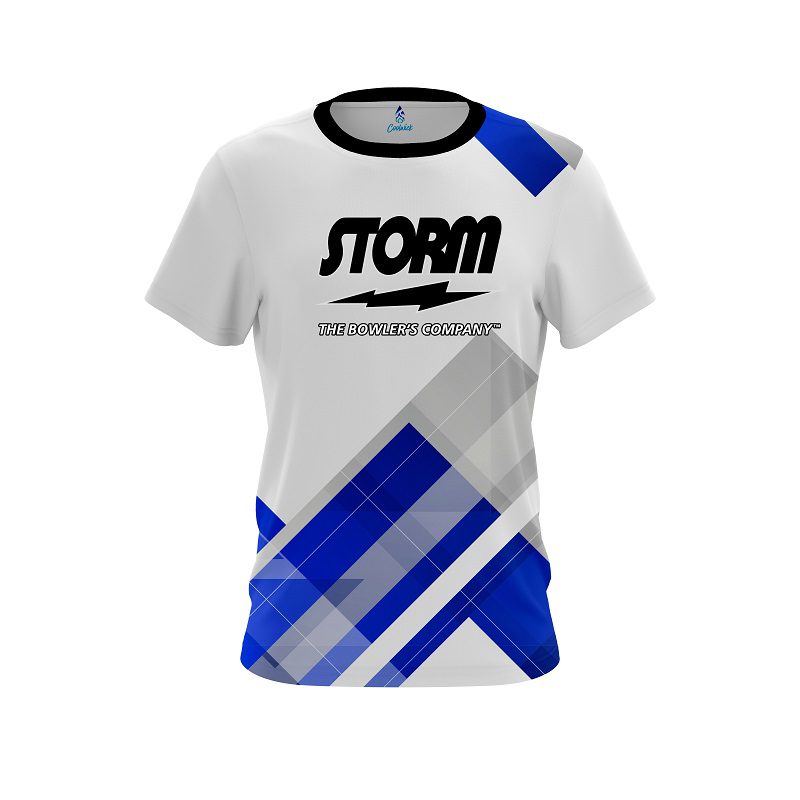 Storm Flyer Blue CoolWick Bowling Jersey