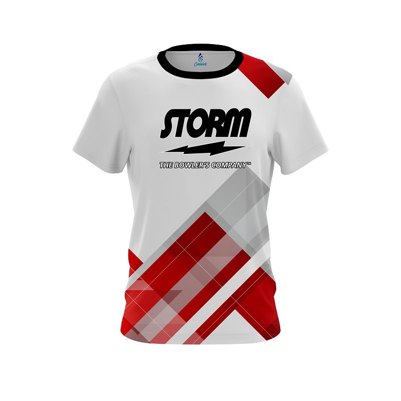Storm Flyer Red Semi-Custom CoolWick Bowling Jersey