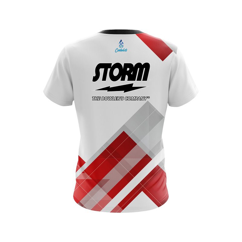 Storm Flyer Red Semi-Custom CoolWick Bowling Jersey - Image 2