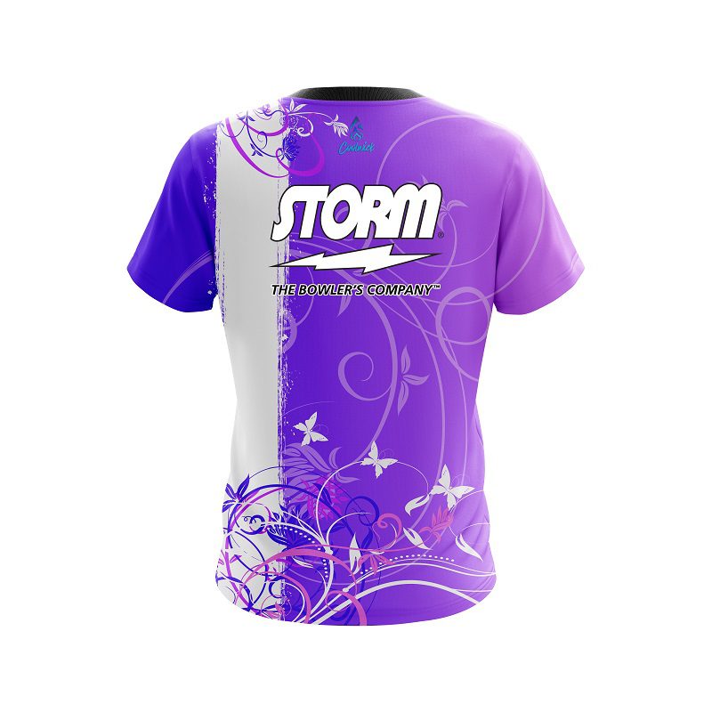 Storm Garden Bloom Semi-Custom CoolWick Bowling Jersey - Image 2