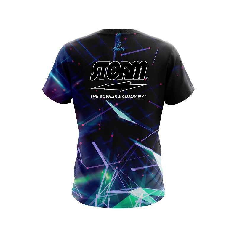 Storm Gleaming Shapes Semi-Custom CoolWick Bowling Jersey - Image 2
