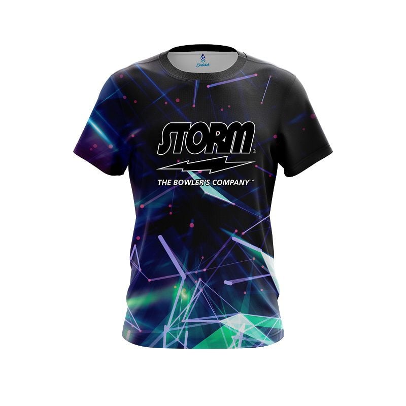 Storm Gleaming Shapes Semi-Custom CoolWick Bowling Jersey