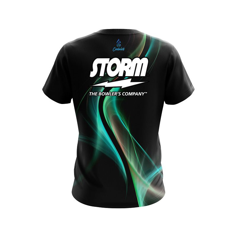 Storm Glowing Wave Semi-Custom CoolWick Bowling Jersey - Image 2