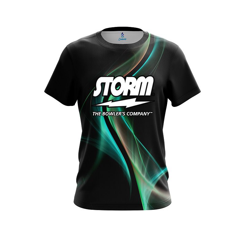 Storm Glowing Wave Semi-Custom CoolWick Bowling Jersey